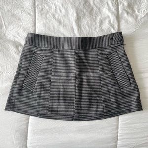 vintage guess houndstooth mini skirt